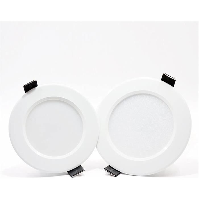 OREiN Lot De 6 Spots LED Encastrables IP65 Étanches 4.5W - Blanc Chaud 3000K 82mm