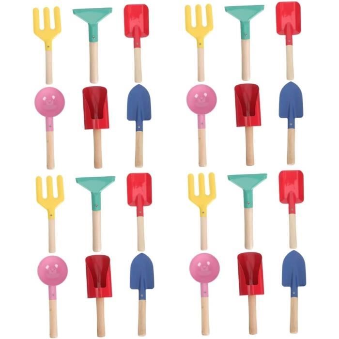Lot De 2 Pelles Jouets De Plage En Plastique Colorées - 38 Cm - Durables Pour Enfants, Bac à Sable Et Jardin