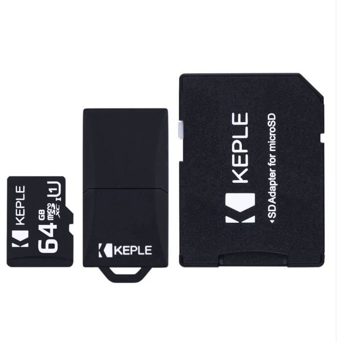 Carte Mémoire Microsd De 64 Go Classe 10 Compatible Avec Nikon D5300