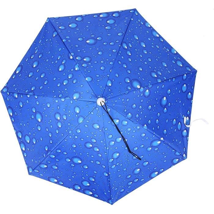Parapluie Chapeau Coupe-Vent Les-Theresa - 65cm Pliable Pour Pêche, Golf, Randonnée