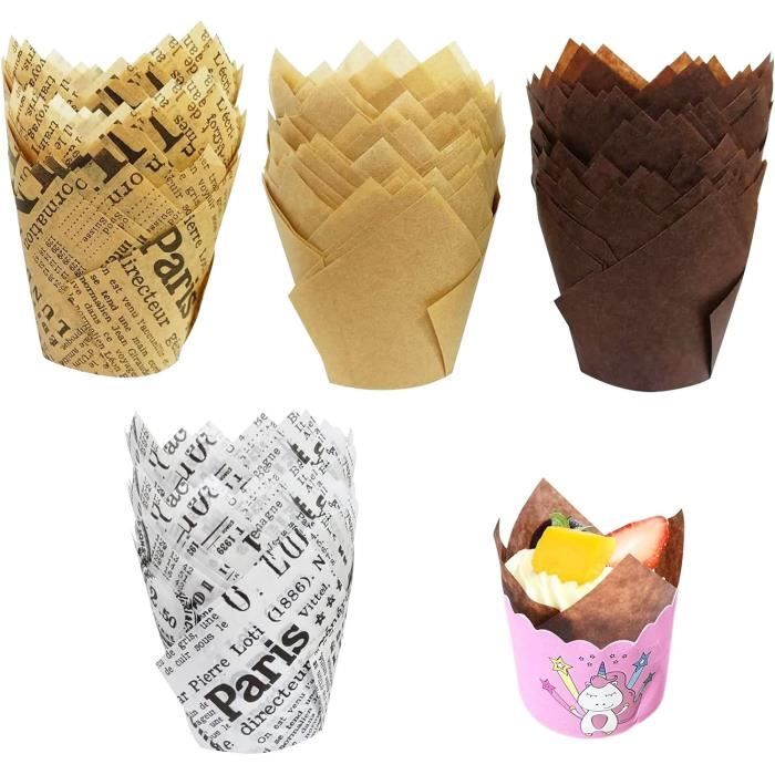 Lot De 100 Moules À Muffins En Papier Pour Cupcakes, Muffins, Muffins, Fêtes, Mariages