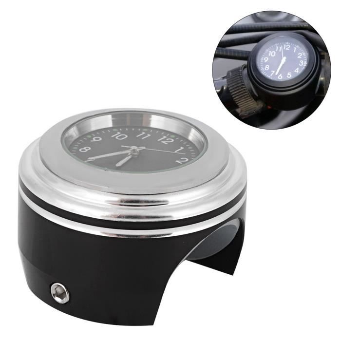 VGEBY horloge de guidon de moto Montre à quartz étanche pour montage