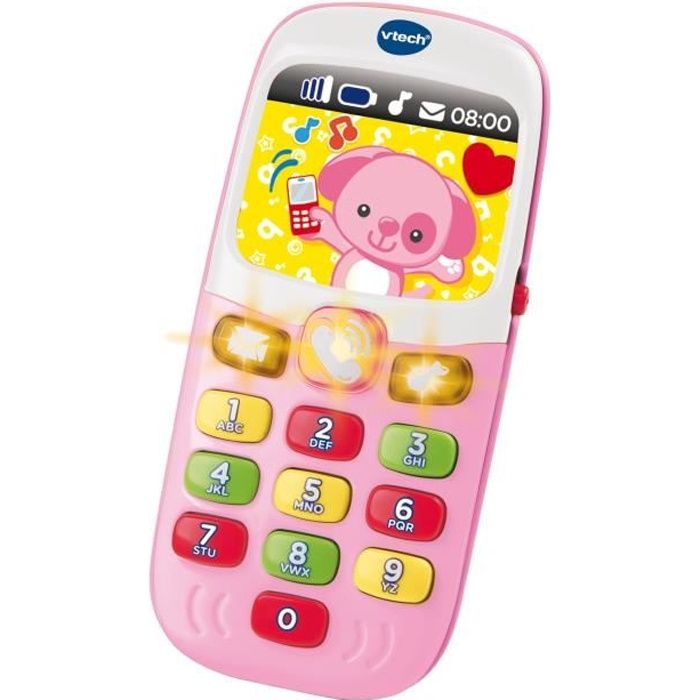 VTECH BABY - Baby Smartphone Bilingue Rose