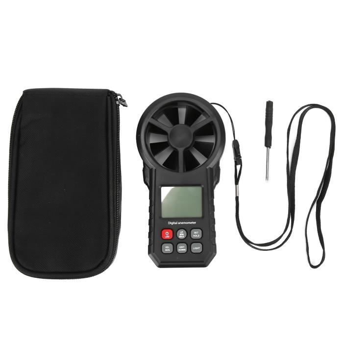 Anémomètre HOLDPEAK HP-846A – Mesure Vent & Température Jusqu'à 45 M/s – Parfait Pour CVC, Météo, Loisirs