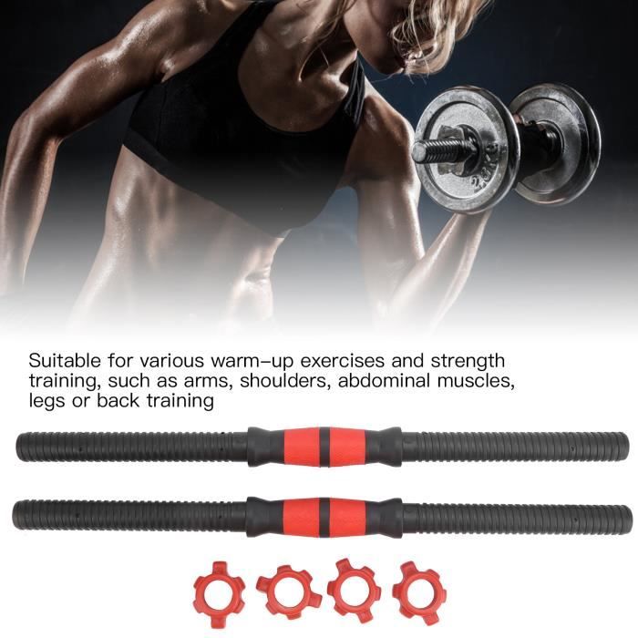 Barre De Connexion 60 Cm Pour Haltères – Transforme Tes Haltères En Barre De Musculation