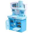 Set de jouets de cuisine Simulation pour enfants (Bleu) --- Lamerater   DINETTE - CUISINE-1