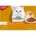 GOURMET Gold Pâtée Régal de Sauces - Pour chat adulte - 12 x 85 g-1
