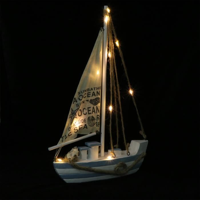 Juvalelgs Mini voilier Modèle Décoration - 4 pièces en Bois Bateau à Juvalelgs Mini voilier Modèle Décoration - 4 pièces en Bois Bateau à