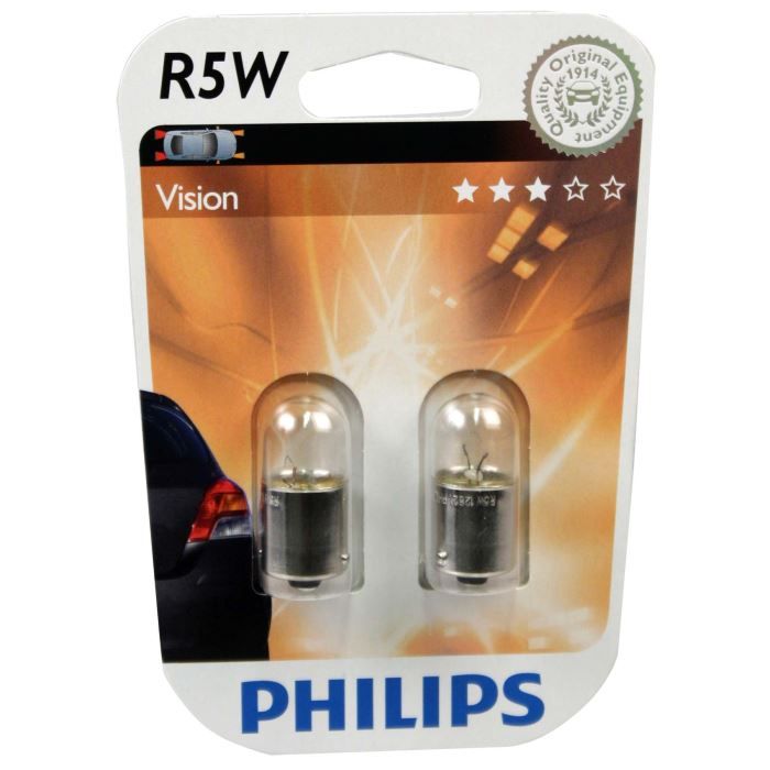 PHILIPS 2 Ampoules R5w Vision - 12v - 5w - Cdiscount Auto