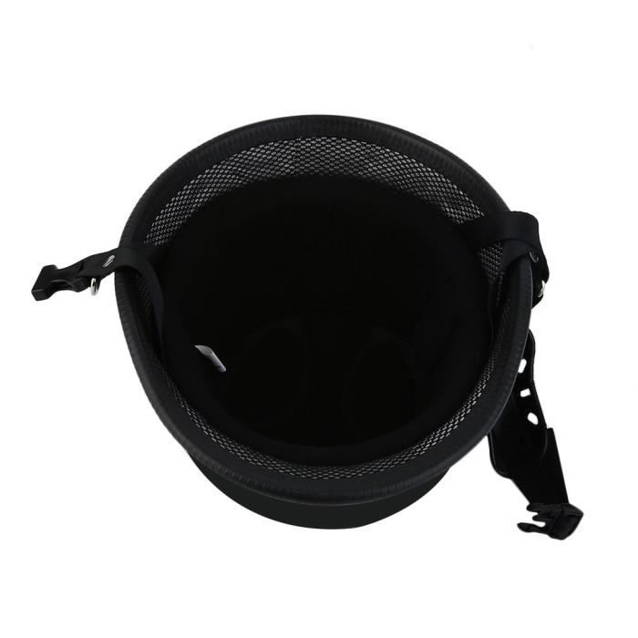 Acheter Demi casque rétro noir chez ASMC