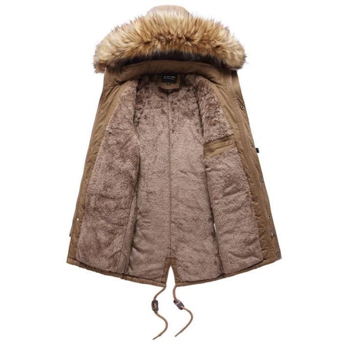 Beokeuioe Gilet en fausse fourrure pour homme - Gilet d'hiver en fausse fourrure - Sans manches - Veste d'hiver chaude - Veste en fourrure synthétique - Cardigan - Manteau d'hiver en fourrure