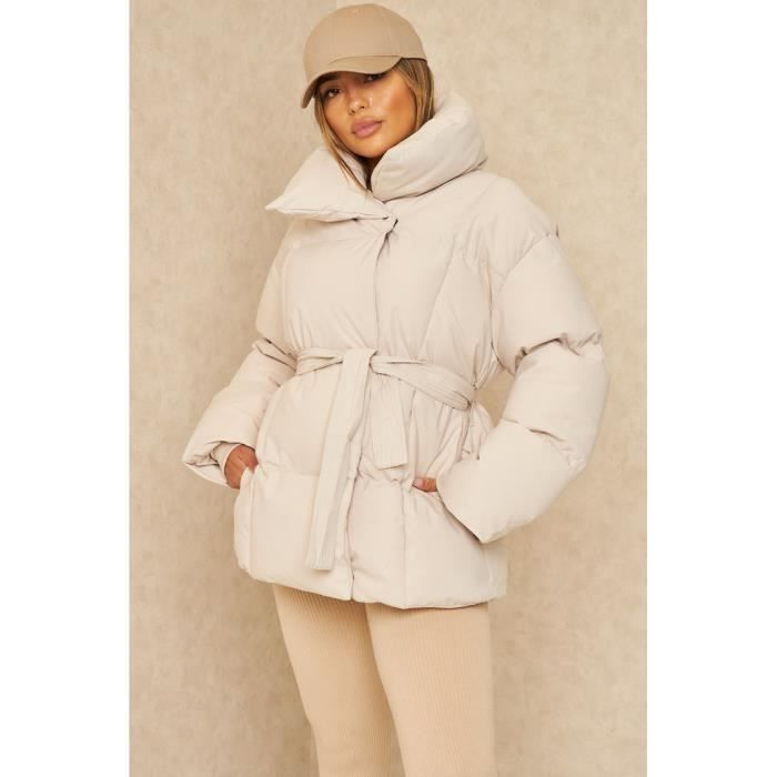 Doudoune beige courte deals
