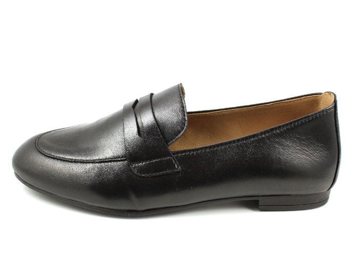 Mocassins Gabor Samtchevreau Cuir Noir Femme Noir