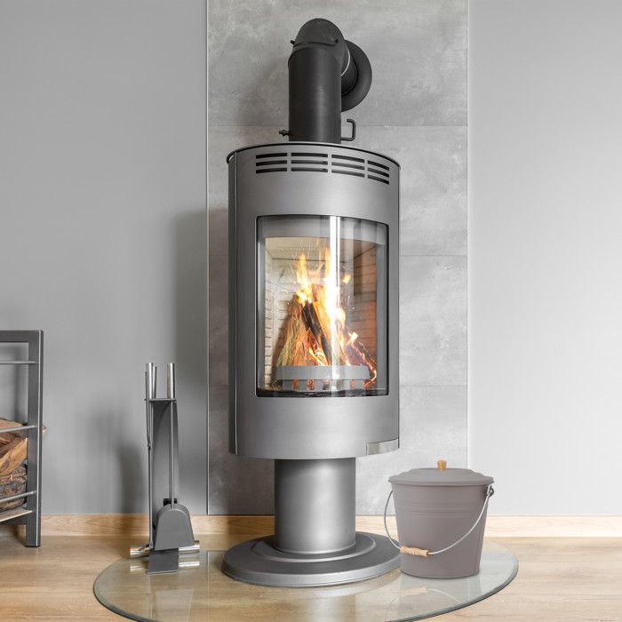 Relaxdays Pelle à Cendres De Cheminée Et Balayette En Acier Four Poêle
