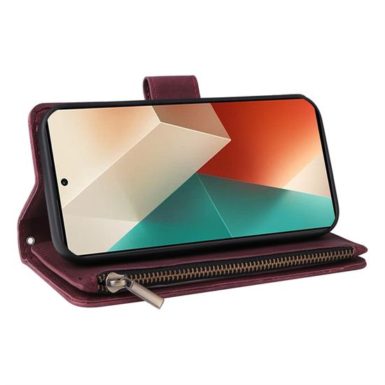 Coque Portefeuille Tenphone Pour Xiaomi Redmi Note 11 Pro / 12 Pro 4G - Cuir PU, Support Intégré, Porte-Cartes