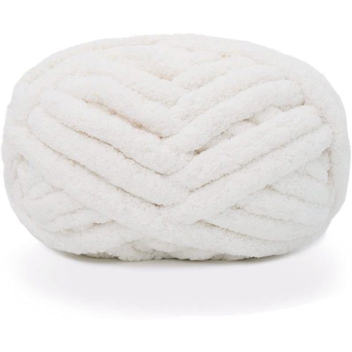 Pelote Laine Grosse Maille 2 X 250 G - Laine Épaisse Jumbo Pour Couvertures, Accessoires - Aqua Clair