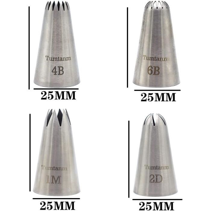 Set De Douilles Professionnelles En Inox - Grandes Douilles Russes