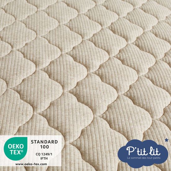 P Tit Lit Matelas Bebe Coco Nut 70x140 Cm 1 Face Latex 1 Face Coco D Origine Vegetale Lin Naturellement Cdiscount Maison