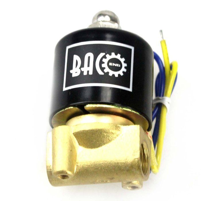 Elektrisch Solenoïde Klep 1 Inch RVS Voor Water Lucht En Olie 12v Dc