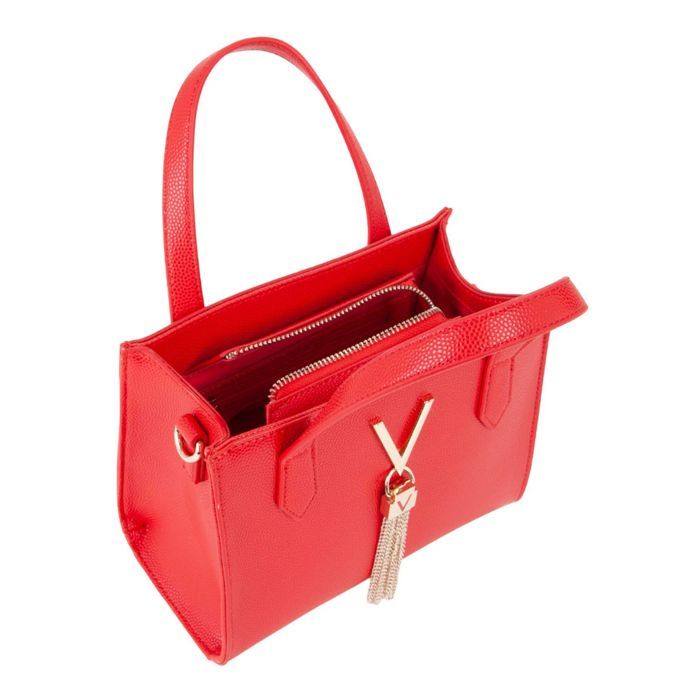 Sac Rouge VALENTINO Sac à main rouge pour femme - Divina Shopping Bag Rosso ...