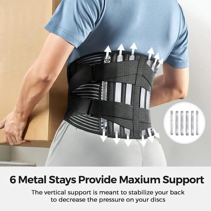 Rehband Support Lombaire Ceinture 5mm SBR/Néoprène - Noir XXL