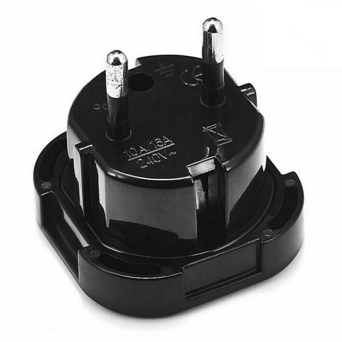 Adaptateur secteur - 3200 W - Mâle - USA-Japon vers Euro - Pour la France