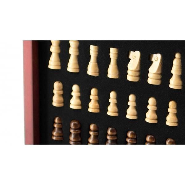 Jeu d'échecs et set d'accessoires à vin (37 Pièces) - Kit oenologie coffret  cad