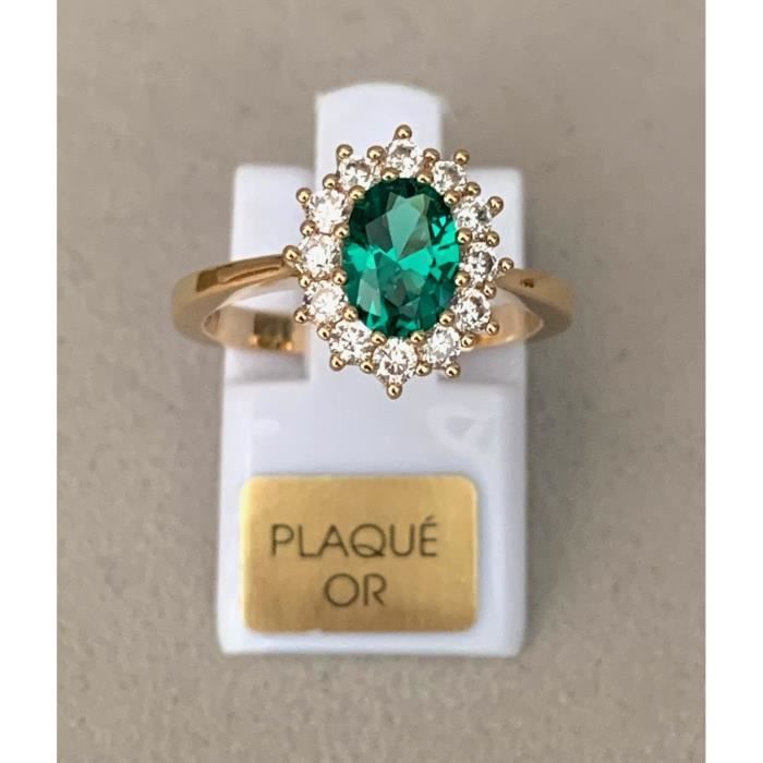 Bague oxydes tailles rondes, marquise, ovale, Plaqué or | Laval Europe