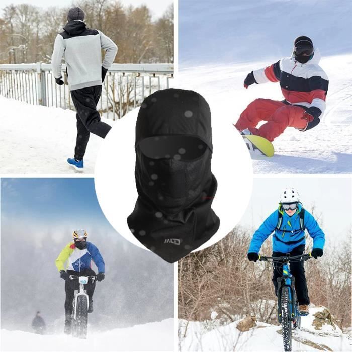 Masque de ski - Masque de moto - Cagoule coupe-vent - Cagoule