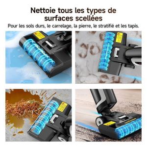 Kit Sacs à Poussière Et Chiffons Pour Robot Aspirateur Redkey R10 - 4 Sacs + 4 Chiffons