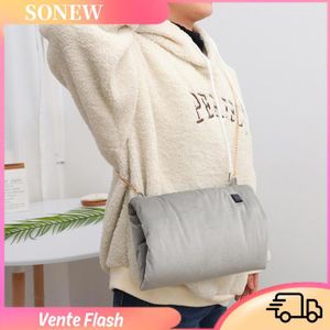 Manchon chauffant avec ceinture réglable - Prune - Vivezen Manchon chauffant avec ceinture réglable - Prune - Vivezen