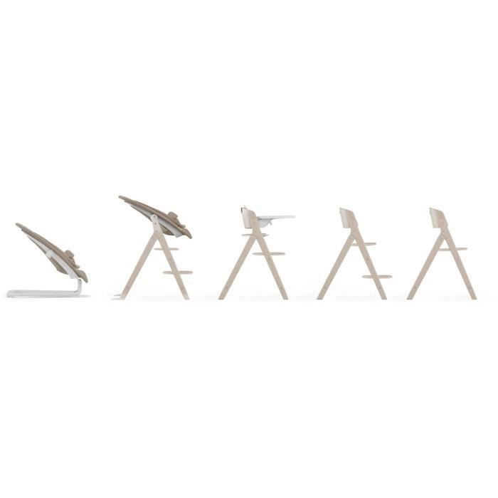 Lemo Cheating Transat LEMO 2- CYBEX - Canvas White - Compatible Chaises Hautes Lemo ...