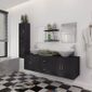 Meuble Salle De Bain Manhattan 60 Cm Avec Tiroirs Achat Vente Meuble Vasque Plan Meuble Salle De Bain Cdiscount