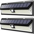 【Version Puissante】Mpow 2 Pack 102 LED Eclairage Solaire Extérieur Lampe Solaire Etanche 1100 Lumens 3 Modes d'éclairage Détecteur-0