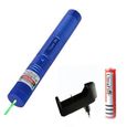 Couleur bleue Pointeur Laser Rouge Portable Haute-Puissance, Batterie Intégrée Dans la Vue Laser Laser Rouge-0