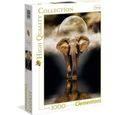 Puzzle - CLEMENTONI - The Elephant - 1000 pièces - Animaux - Pour enfants dès 12 ans-0