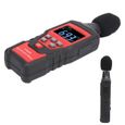 Fdit Sonomètre HT622A 130dBa compteur de niveau sonore numérique testeur de bruit compteur de décibels avec écran LCD pour-0