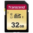 Carte SD 32GB UHS-I U1 - TRANSCEND - 500S - Capacité de stockage - Carte mémoire SDHC UHS-I-0