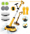 Balai Électrique - TANBABY - 3 Vitesses - Réservoir 300ml - 8 Têtes de Brosse - Compatible DeWalt