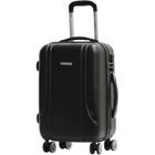 BRAND Valise Cabine 55cm - ALISTAIR "Smart"- ABS Ultra Légère et résistante - Noir - Marque française - Garantie 2 ans -SAV en France