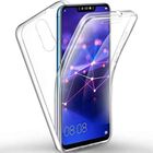 HONGWE. Coque Transparente 360 Compatible Huawei Mate 20 Lite. Protection intégrale Avant Souple + arrière Rigide. Housse Tactile 360