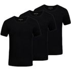 Lot de 3 T-Shirt Homme - ZEWOW - Couleur unie - Manches courtes - Col Rond - Coton