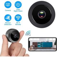 Mini Caméra Espion cachée sans Fil WiFi 1080P,Vision Nocturne Caméscope Secret Micro Caméscope distance surveillance