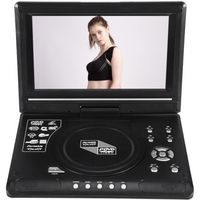 Lecteur DVD Portable Ecran Rotatif 9 pouce,large LCD Lecteur de radio FM Carte SD USB(EU plug) HB036