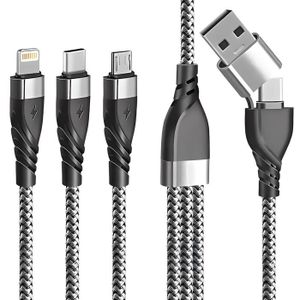 CÂBLE TÉLÉPHONE Câble Multi USB A-C Embout - Cable 3 en 1, 5 en 1 