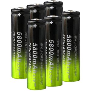 18650 Batterie au Lithium 5800 mAh 18650 Batterie au Lithium Rechargeable de Grande capacité 3.7v Batterie au Lithium 4pcs