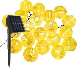 GUIRLANDE D'EXTÉRIEUR Guirlande Lumineuses Solaire LED Lanterne 30 LEDs 