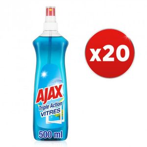 Nettoyant vitres Ajax Triple Action - spray 750 ml pas cher
