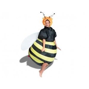 DÉGUISEMENT - PANOPLIE Déguisement abeille gonflable - Adulte - Noir, jaune, orange - Tissu