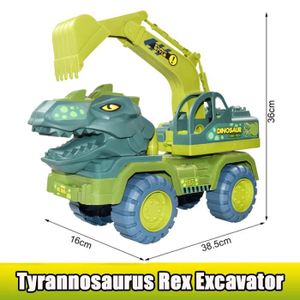 VOITURE - CAMION Excavatrice A - Jouet de voiture dinosaure pour enfants, camion à benne basculante d'ingénierie, modèle de br